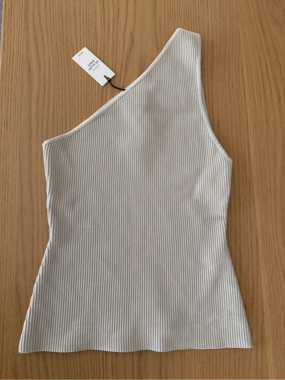 Artitzia Sculpt, cream, one-shoulder top